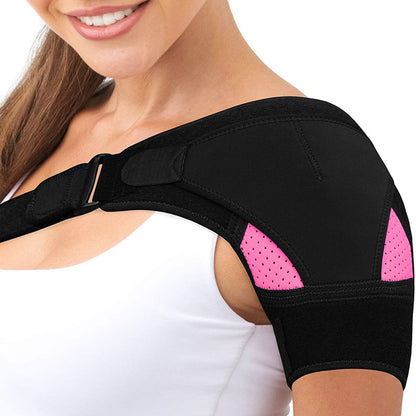 Breathable and ice pack sports shoulder pads